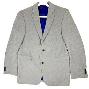 Tommy Hilfiger Sports Coat Men 46 Double Vented Blazer Jacket Preppy Lightweight